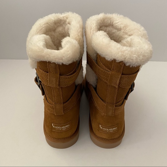 Koolaburra by UGG Delene Short Boots Chestnut - Picture 9 of 15